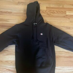 Champion Black Hoodie-Small